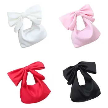 

THINKTHENDO 2019 Women Fashion Handbags Big Bow Makeup Bag Ladies Evening Party Clutches Shoulder Bag Tote Purse Girl Handbags