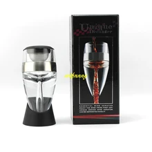 24 шт./лот, новая идея, быстрый трезвый акриловый аэратор для вина, Быстрый аэратор для красного вина, виски, волшебный аэратор, графин, винный выливной носик