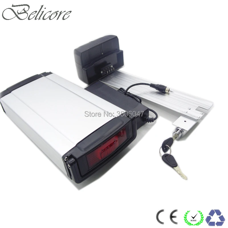 Best 36 volt 350w 500w rear rack style e-bike battery 36v 13ah 14.5ah 15ah 16ah 17ah 17.5ah electric cargo bicycle tricycle battery 4