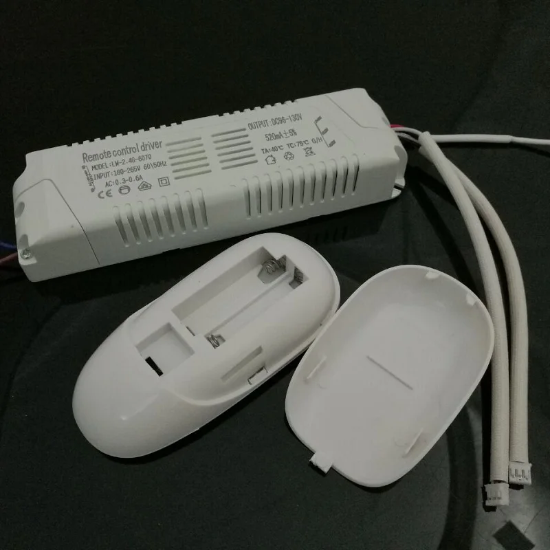 AC220V 240V 60 Вт 70 кнопка дистанционного управления Светодиодный драйвер двойной цвет