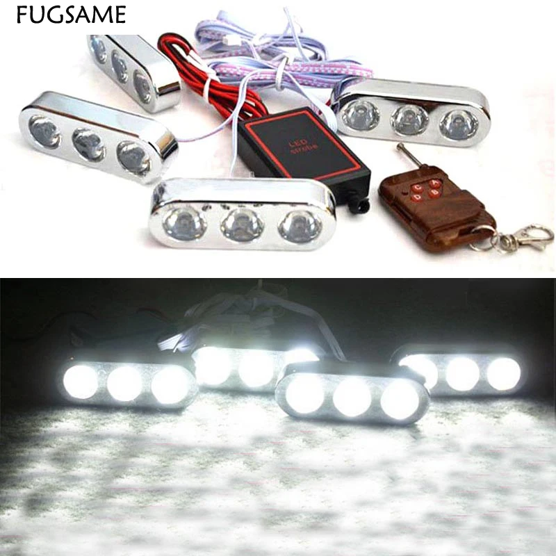 

New Big remote control Eagle Eye Highlight lens spotlights car network Wireless remote Strobe Driving flashing lights