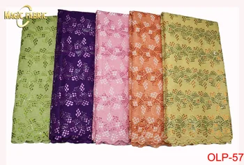 

New fashion Handcut lace fabric African organza lace with lots of sequins high quality for wedding party OLP-57