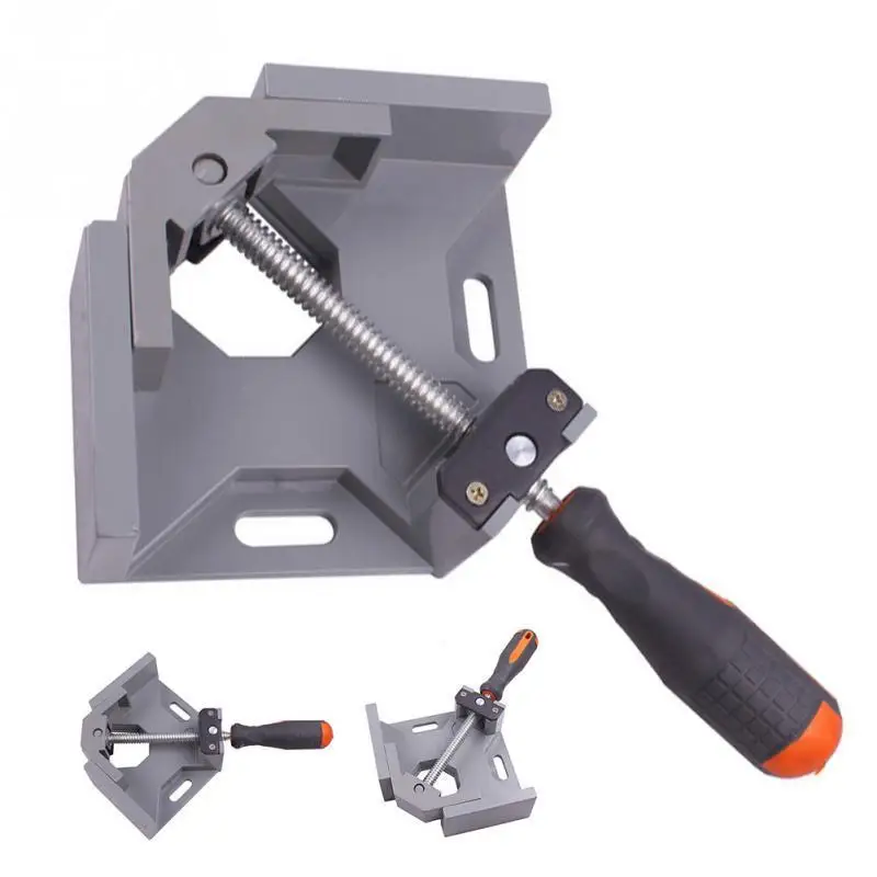 

Aluminum Single Handle 90 Degree Right Angle Clamp Angle Clamp Woodworking P6A2