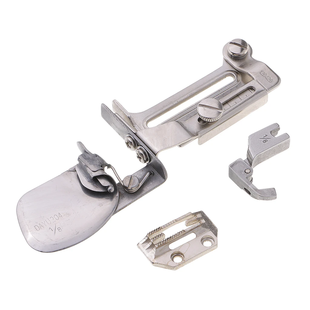 Industrial Sewing Machine Part Clean Finish Shirt Tail Hemmer Attachment Set