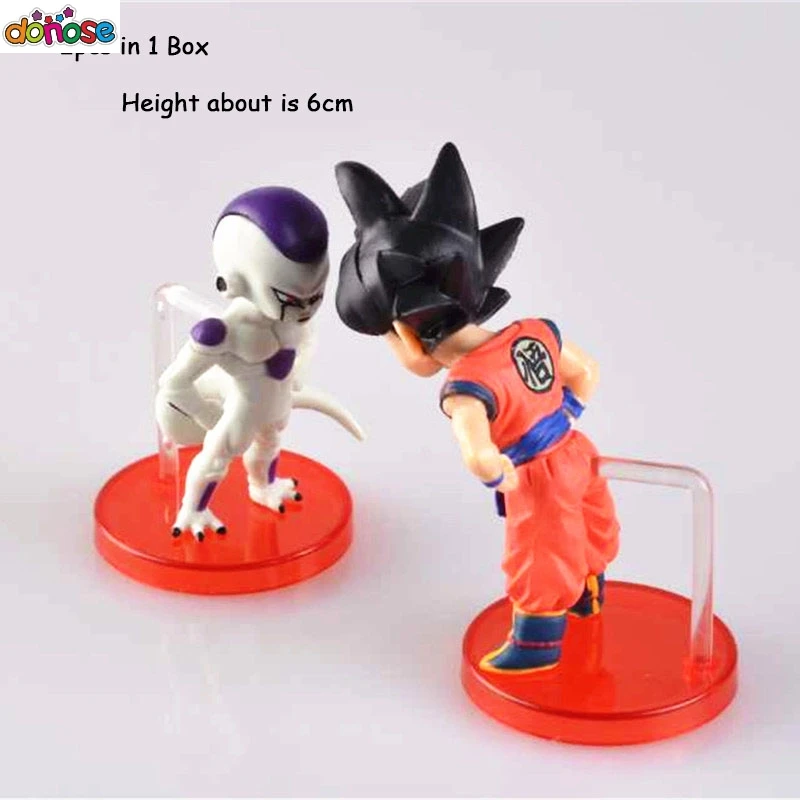 Anime 2pcs/set Dragon Ball Frieza Son Goku Mini Figure Ichiban Kuji WCF version  Action Figure Collectible Model ChildrenToy