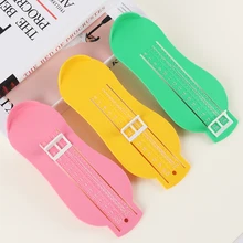 Новое поступление простой Пластиковый Регулируемый измерительный датчик длины стопы обувь Установка устройство точное измерение для ребенка