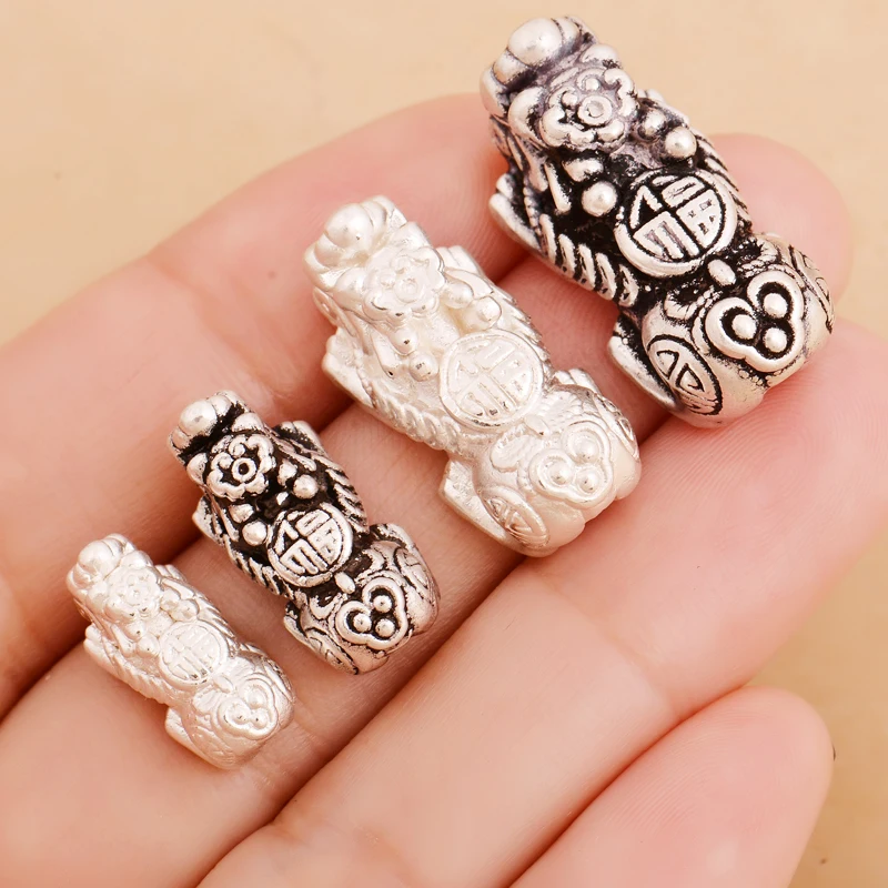 silver-pixiu-bead001
