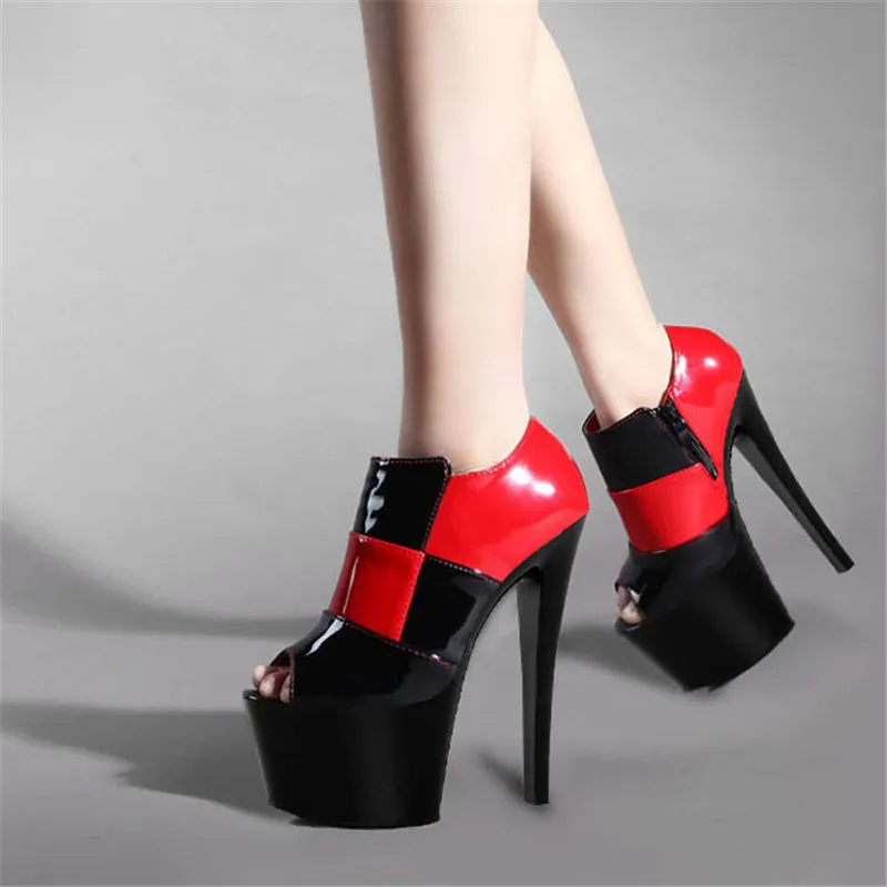 Sexy open-toe waterproof platform with high heel sandals, luxury wedding shoes and shoes, direct sales of 17-18-20cm Dance Shoes