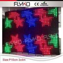 3 м x 4 м P100MM изображение Рождественская светодиодная занавеска