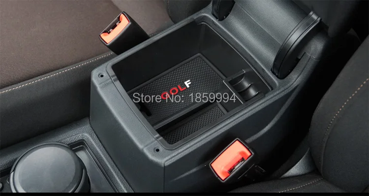 

For 2016 2017 VW GOLF Sportsvan Central Armrest inside handle storage box door lock cover