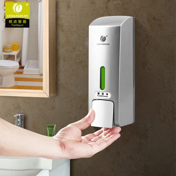 

Dispenser Shampoo Box Manual Toilet Shower Room Wall Mount Pump Lotion Sanitizer Liquid Soap Container 66x76x188mm