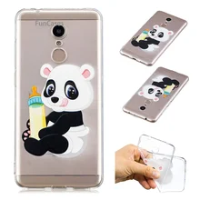Hola Panda caja del teléfono Aksesuar Redmi 5 suave TPU contraportada Carcasas del teléfono móvil transparente para Xiaomi Redmi 5 Kasus