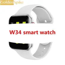 Bluetooth умные часы W34 42 мм pk IWO 8 IWO 9 B57 ЭКГ монитор сердечного ритма умные часы для мужчин и женщин для apple iphone huawei xiaomi