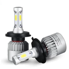

10Pcs H7 LED 72W H4 H1 H3 H11 HB4 9006 HB3 9005 9007 9004 Car Auto LED Headlight Bulbs Headlamp S2 COB Fog Light Lamp 12V