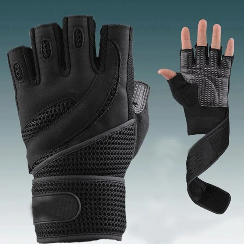 Мужские спортивные перчатки для бодибилдинга и тренировок, спортивные перчатки для занятий спортом, для занятий тяжелой атлетикой, упражнений, дышащие наручные перчатки