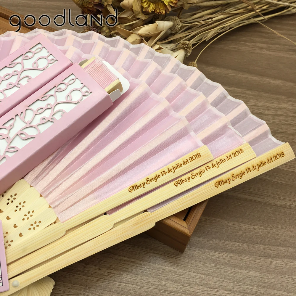 Hot Sale Free Shipping 10pcs/lot Personalized /Customized Printing Text 21cm Bamboo Spun Silk Hand  - 32761084988