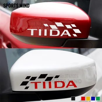 

1 Pair SPORTS MIND Car Styling Automobiles Rear View Mirror Car Stickers Decal For Nissan Tiida Nismo JDM Auto Accessories