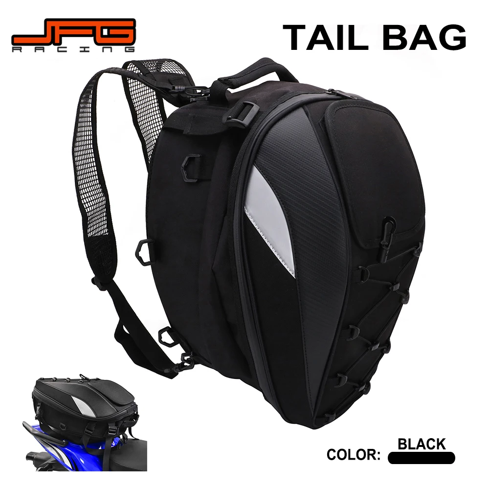 

Motorcycle Waterproof Tail Bag And Mounting Accessories Multi-functional Durable Rear Rider Backpack For KTM YAMAHA HONDA SUZUKI