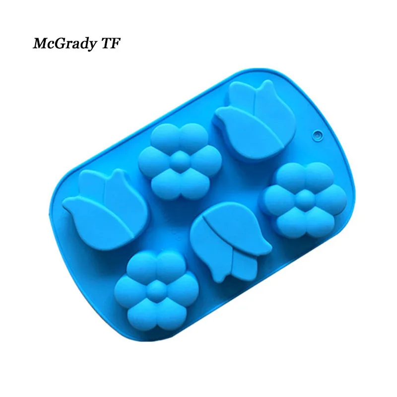 

Tulip and Daisy Flower Soap Shape Silicone Cake Mold Silicone Molds For Soap Making Pudding DIY Cake Decoration Baking Tools