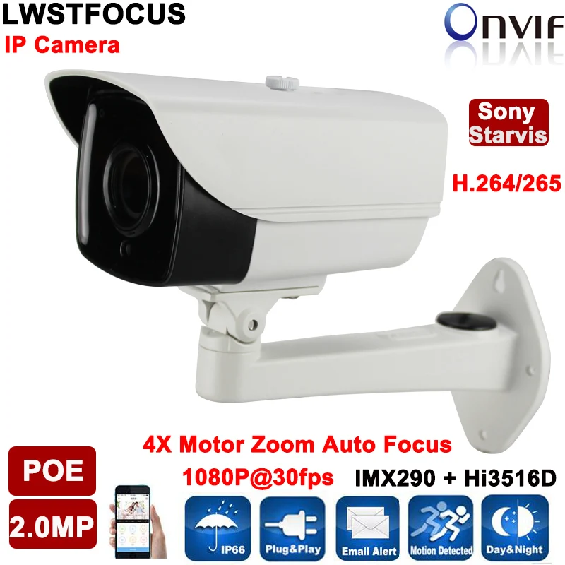 bilder für Sony starvis imx290 + hi3516d 60 mt 1080 p ip-kamera 2.0mp 4x motorisierte Zoom Autofokus Vario Außen Ip-kamera IR cut Onvif RTSP bilder für Sony starvis imx290 + hi3516d 60 mt 1080 p ip-kamera 2.0mp 4x motorisierte Zoom Autofokus Vario Außen Ip-kamera IR cut Onvif RTSP
