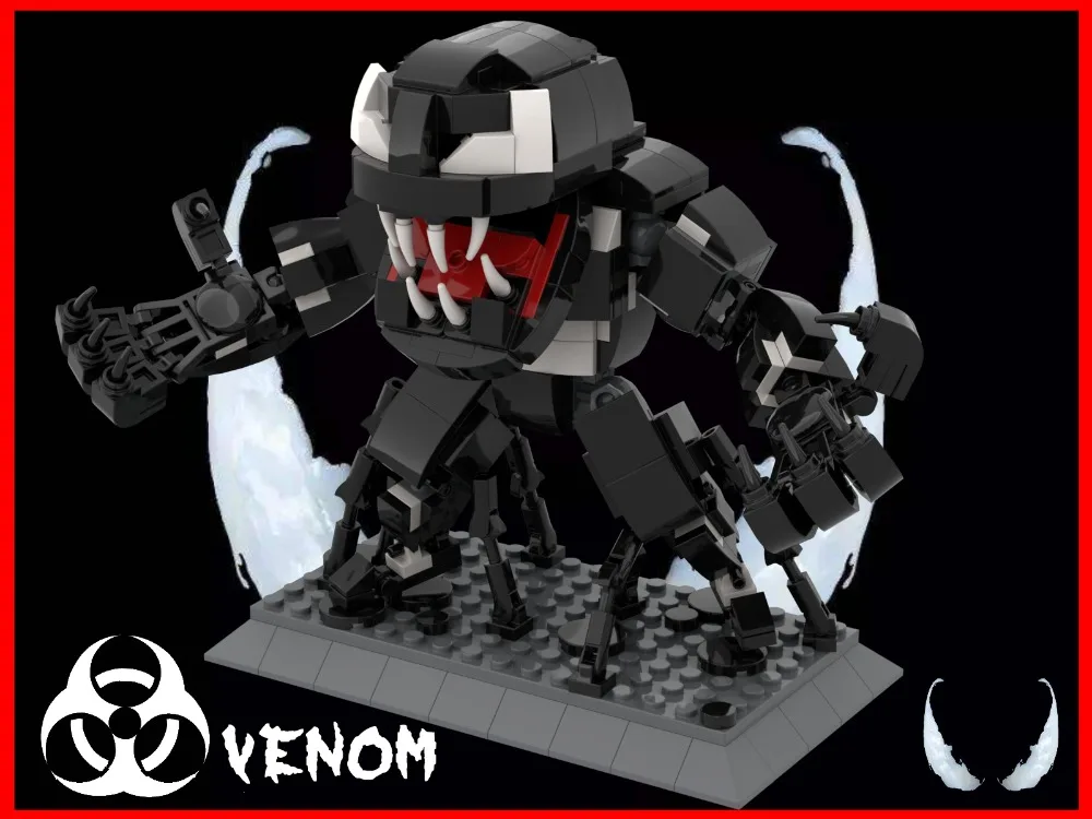 

Blocks MOC Venom Q version Superhero Compatible Legoelys