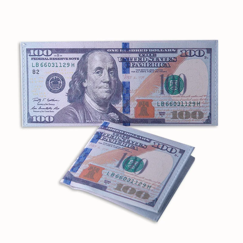Foreign Currency Pattern Wallet Dollar Europe Money Creative Canvas Foreign Currency Pattern Wallet Dollar Europe Money Creative Canvas Wallets Travel Student Whole Dropship