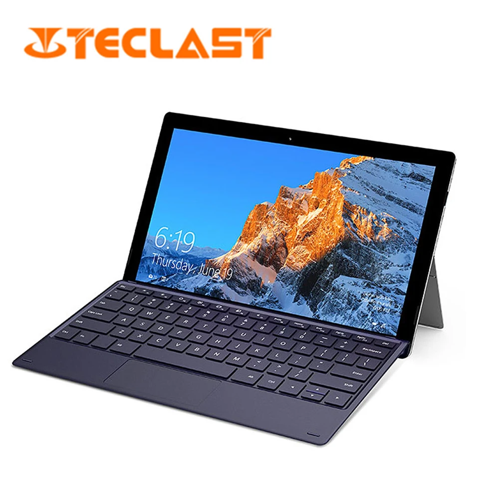 

Teclast X4 2 in 1 Laptop Tablet PC 11.6 inch Notebook Windows 10 Celeron N4100 Quad Core 1.10GHz 8GB RAM 128GB SSD with Keyboard