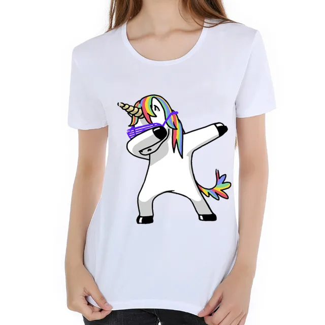 Womens Kawaii Unicorn T Shirt Female Unicornio Harajuku Tumblr Funny Girl Cute Womens Kawaii Unicorn T Shirt Female Unicornio Harajuku Tumblr Funny Girl Cute