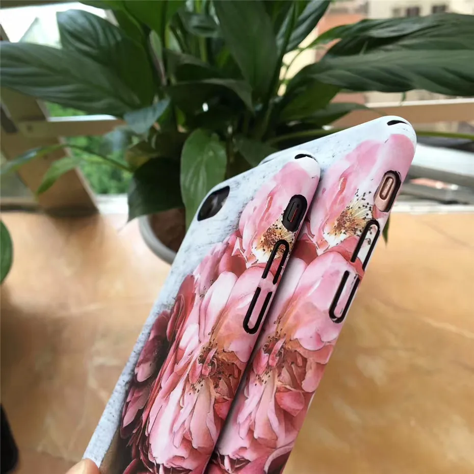 COQUEN ShockproofLuxuryFloralNoctilucentPC Case For iphone 6 5 5S SE 6 6S 8 7 Plus X Xs Max Xr Cases For iphone 6 Case Cute  (9)