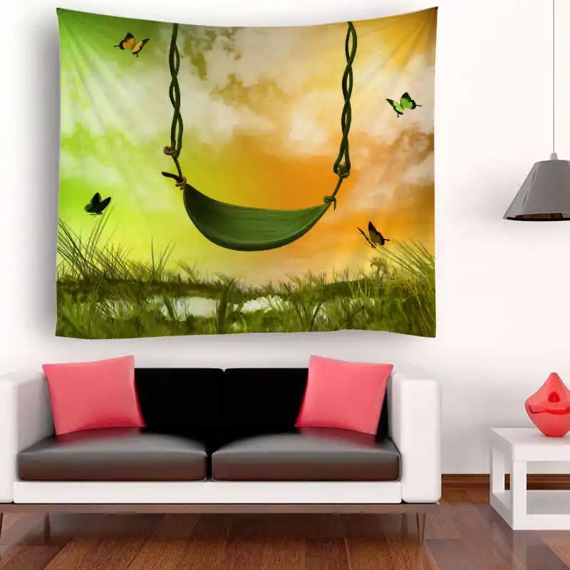 Beautiful Butterfly Wall Tapestry Home Decorations Macrame Wall Hanging Mandala Tapestries For Living Room Bedroom Boho Decor