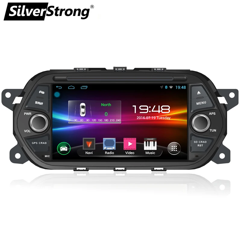 

SilverStrong 7'' QuadCore Android9.1 Car DVD 1Din For Fiat Tipo Aegea Egea 2015 2016 2017 Auto car multimedia player
