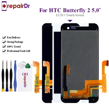 

100% Tested For HTC Butterfly 2 LCD Display Touch Screen Digitizer Sense Assembly 5.0'' For HTC Butterfly 2 Lcd Screen