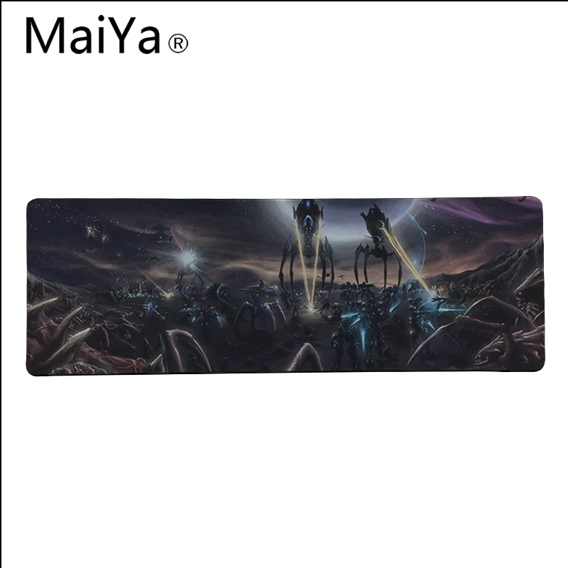 Lock Edge 40X90cm Maiya высокое качество StarCraft красивые Аниме Матовый коврик для мыши PC компьютерных игр мышь pad - Цвет: Lock Edge 40X90cm