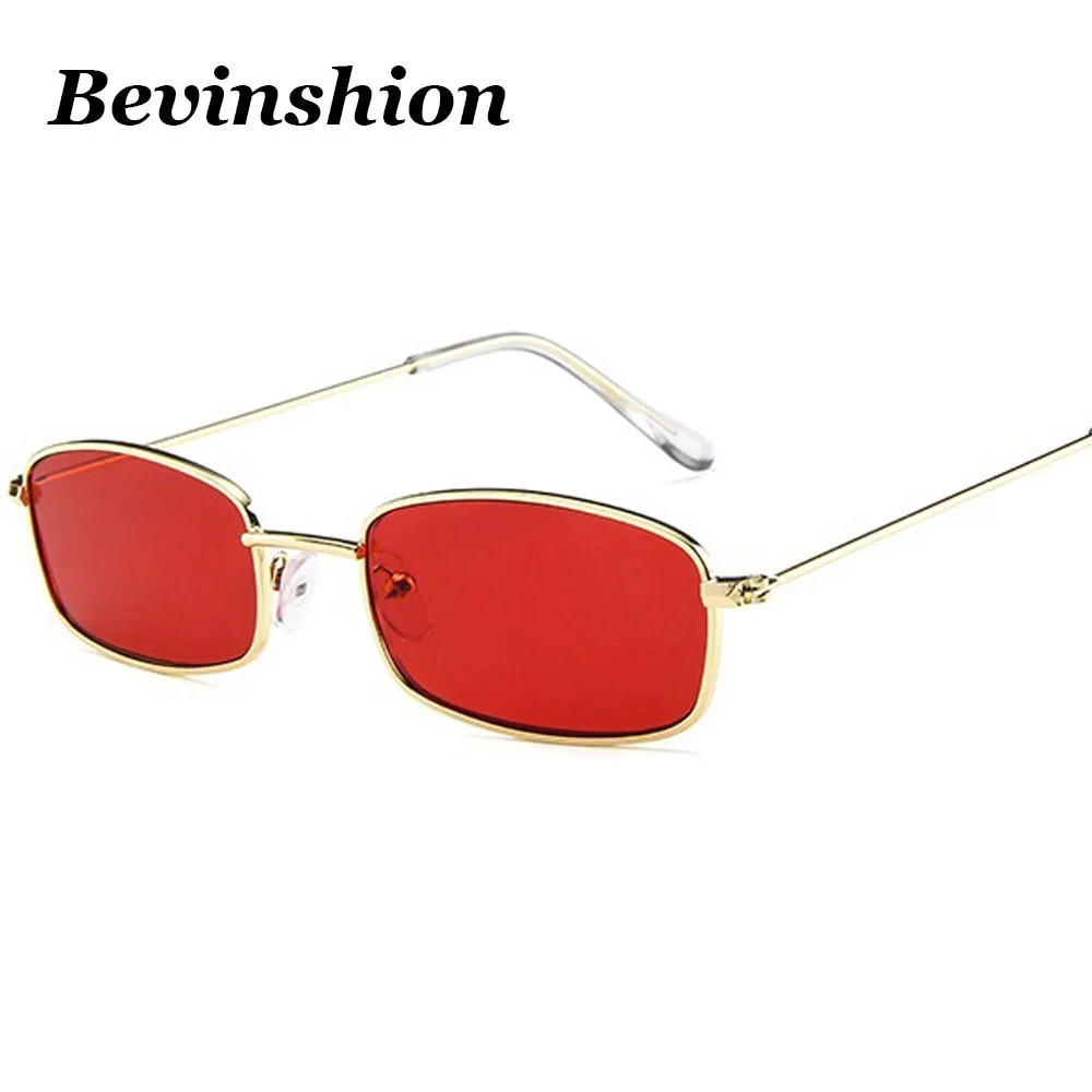 Gafas de sol cuadradas Metal para hombre y mujer, lentes de sol pequeña, Sexy, de marca, color rojo y Rosa transparente, baratas - AliExpress Accesorios para la