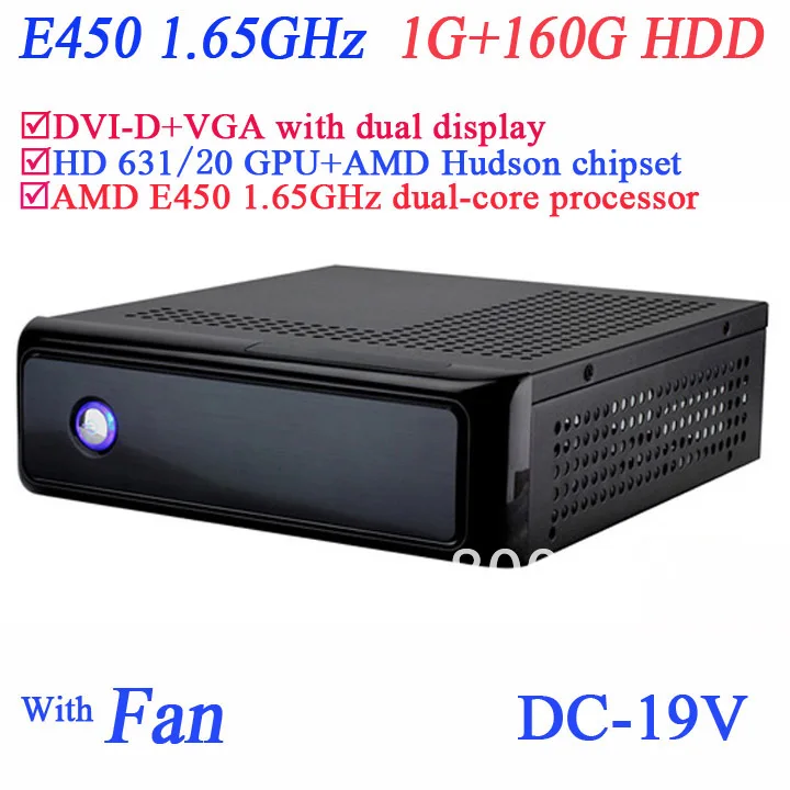 Good Htpc Itx With Amd E450 1 65ghz Dual Core Secc Chassis Dvi D Vga Dual Display 1g Ram 160g Hdd Windows Or Linux Installed Htpc Itx Itx Chassisitx Amd Aliexpress