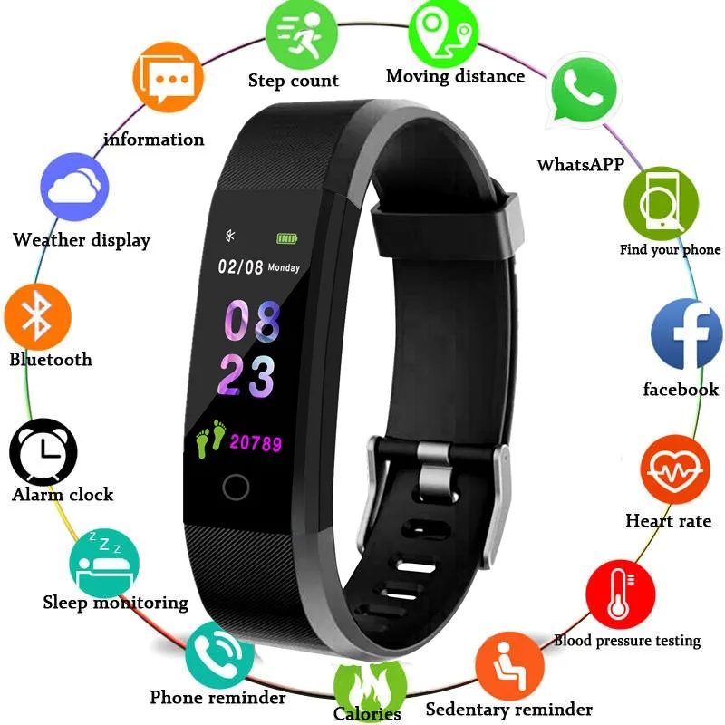Doolnng nuevo reloj inteligente de las mujeres de los hombres Monitor de ritmo cardíaco rastreador de Fitness de presión arterial reloj Smartwatch deporte para ios android|Relojes inteligentes| - AliExpress