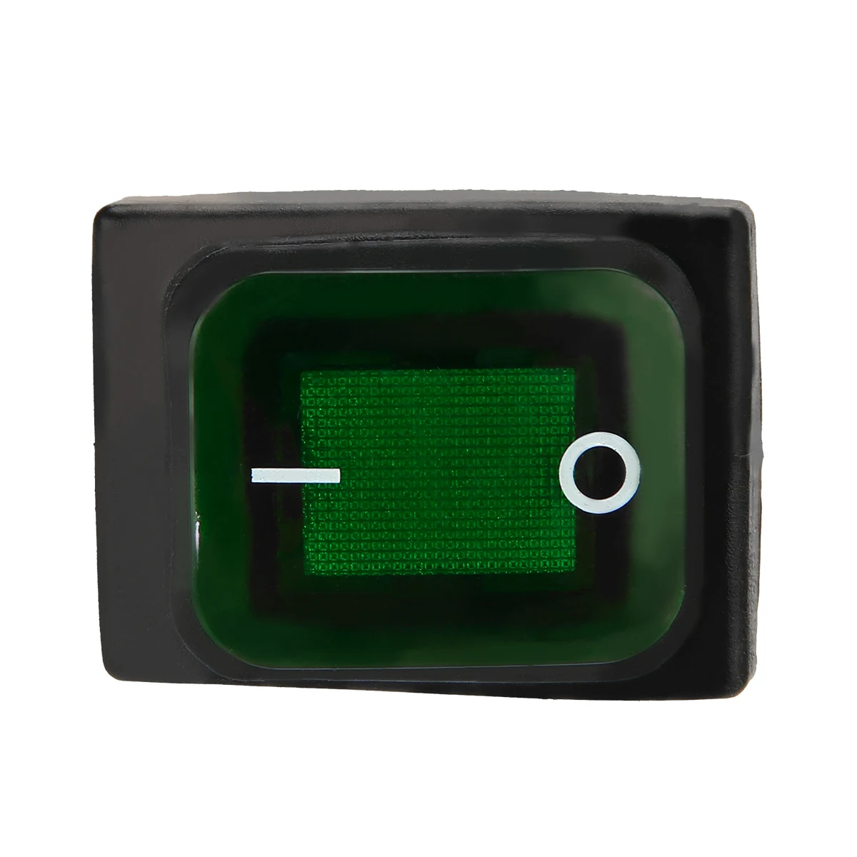 Mayitr  4Pin Car Boat ON/OFF SPST Green LED Rocker Toggle Switch 220V 3 Position Plastic + Metal Switches Waterproof