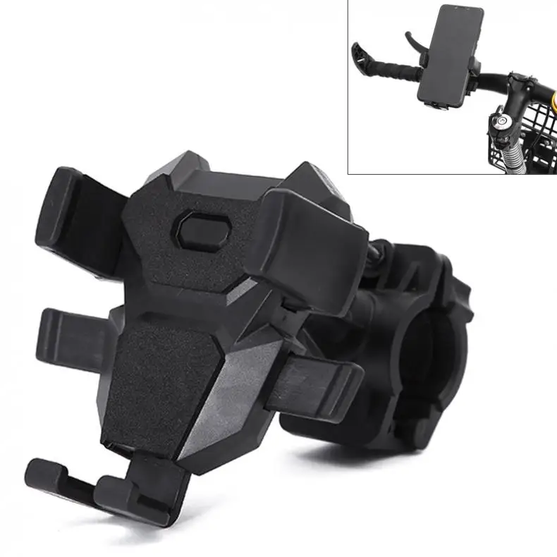 

Motorcycle Bicycle Phone Holder with Handlebar Bracket for Car Motorbike GPS Stand for 4-7 Inch Mobile Phones