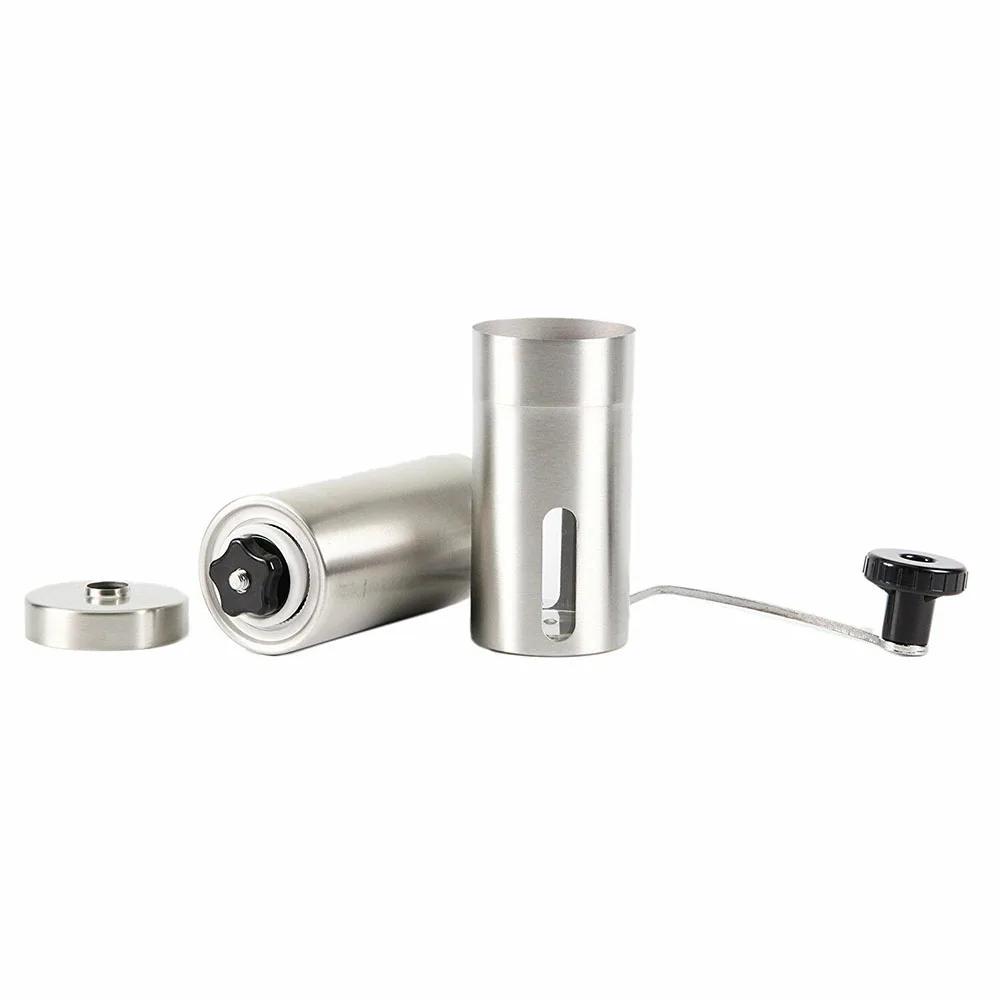 Portable Stainless Steel Manual Coffee Grinder Hand Crank Bean Mill Grind Tool