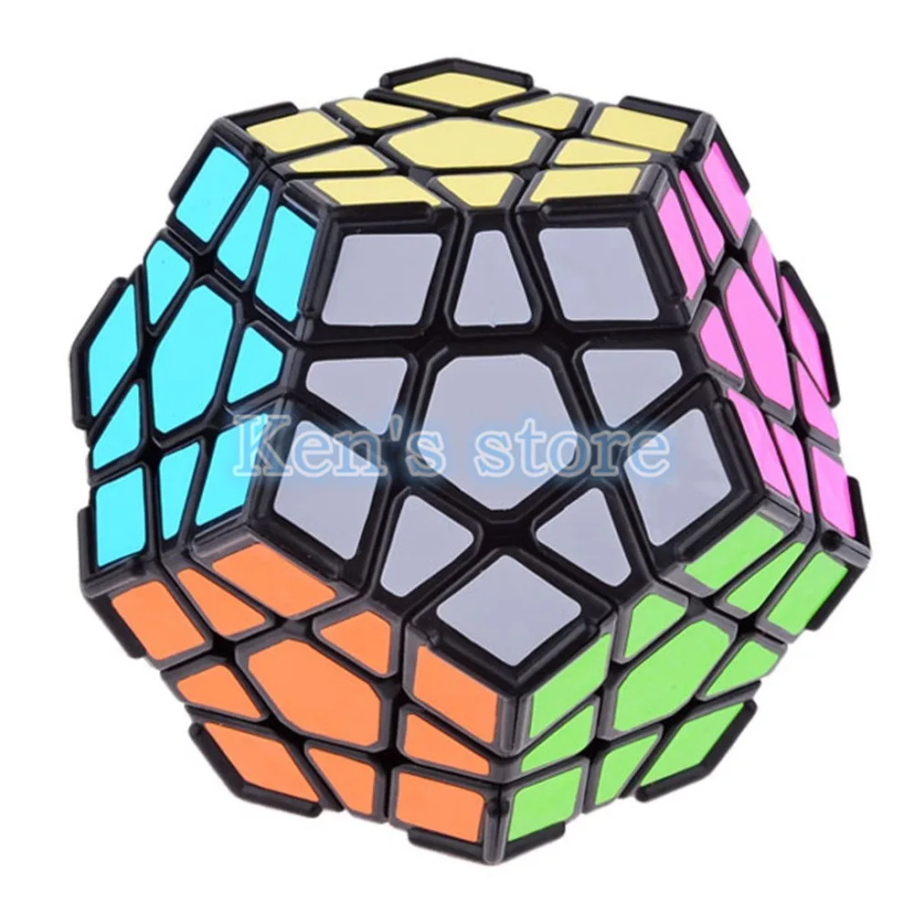 Фирменная Новинка Даян Megaminx Додекаэдр Stickerless головоломки Cube с угловой хребтов Скорость Логические кубики Игрушечные лошадки для малыша