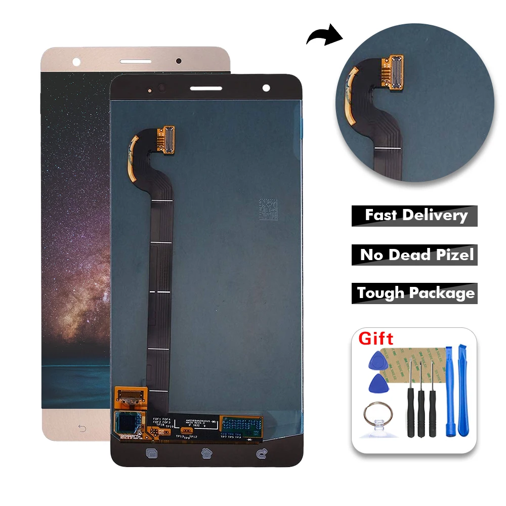 

For ASUS Zenfone 3 Deluxe ZS570KL Z016D LCD Display Touch Panel Screen Digitizer Assembly + Tools