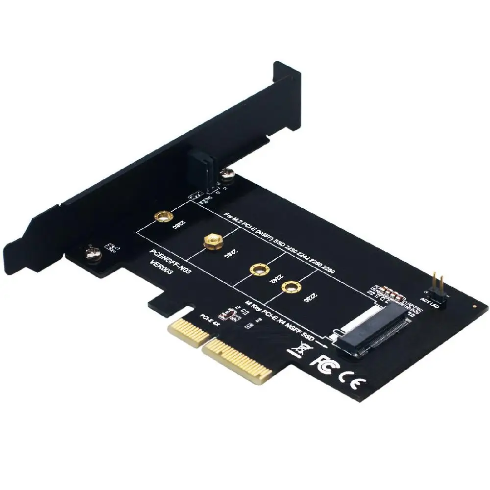 Адаптер BEESCLOVER M.2 PCIe к 3 0x4 Поддержка карт 2280 2260 2242 2230 | Компьютеры и офис