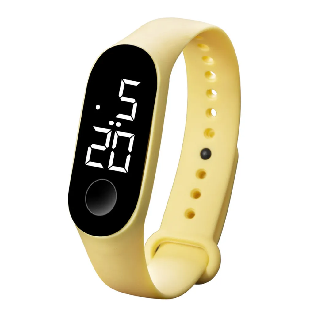 Relogio inteligente спортивные часы для женщин и мужчин цифровой светодиодный Электронный спортивный светящийся датчик часы модные женские s часы#50 - Цвет: As the photo show