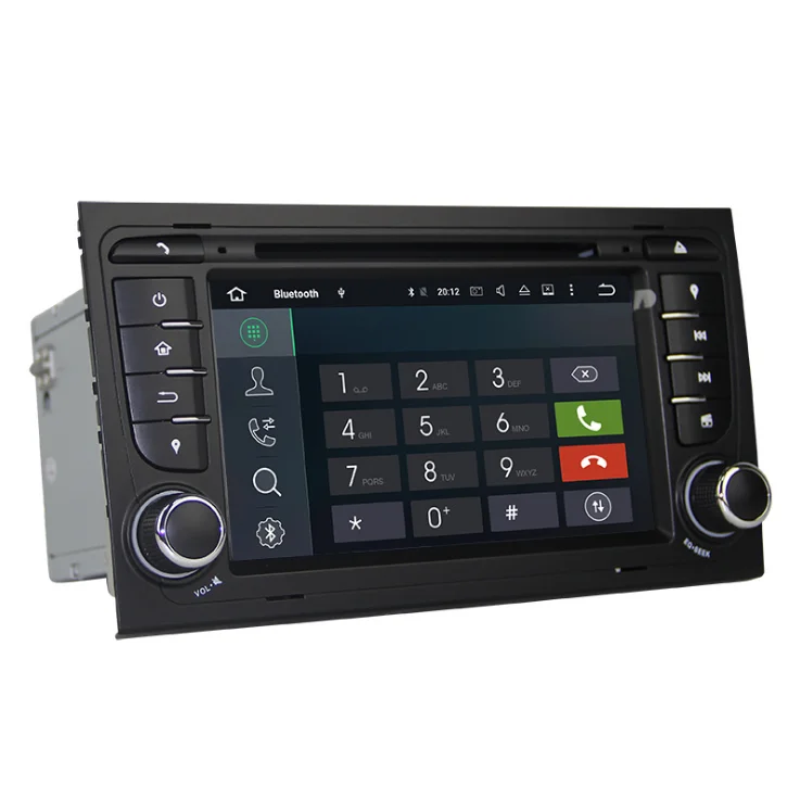 Cheap by DHL 10pcs car audio dvd 2 din android 7.1 quad core auto motivo for Audi/A4 S4 RS4 Video Player GPS with car dvd gps  radio 5