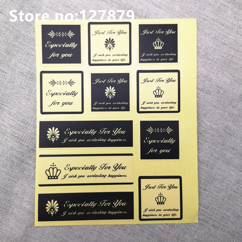 110pcs Vintage Sealing Label Sticker &quotEspecially For You&quot DIY Gift Packaging Party Favor Cello Bag Candy Box Decorate | Дом и сад