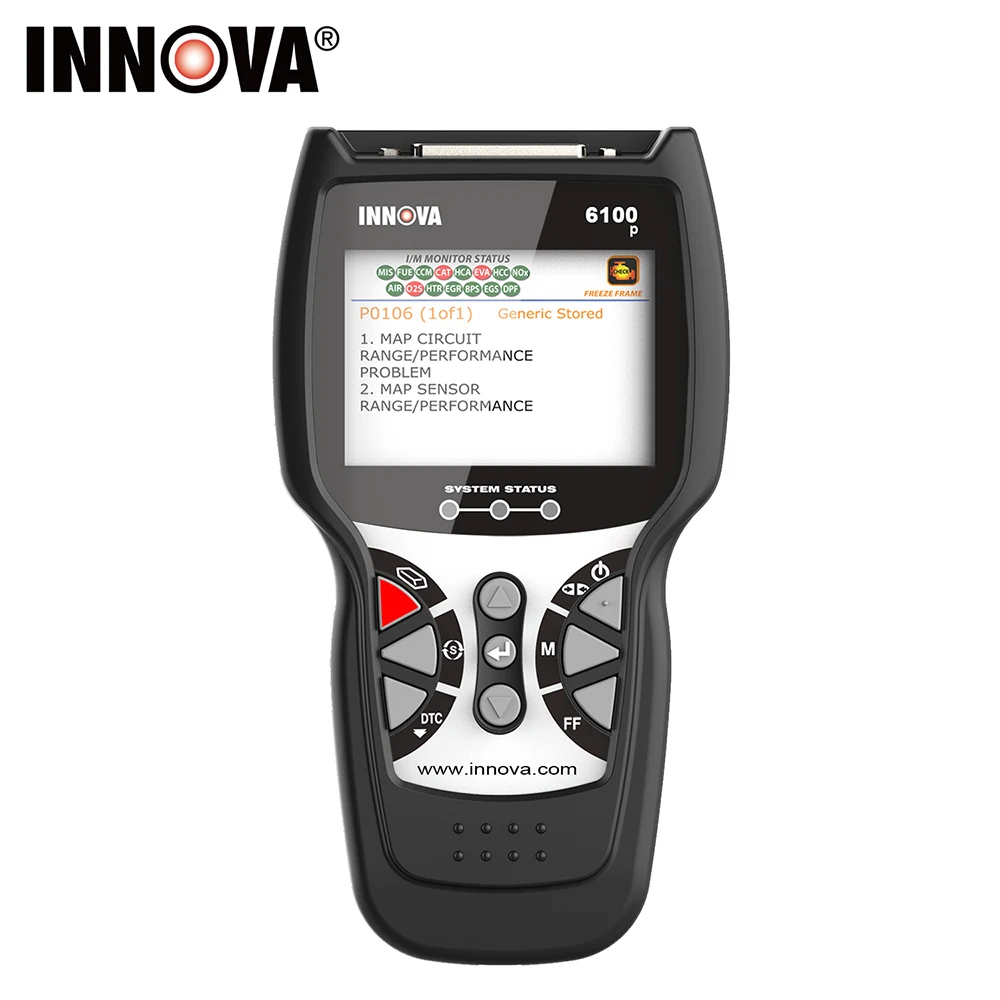 

Innova 6100P OBD2 Professional Automotive Scanner Airbag ABS Emission Oil Reset ODB2 Code Reader Easydiag OBDII Diagnostic Tool