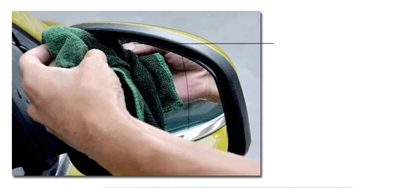 Rearview mirror rain eyebrow rain gear 2pcs per set for Great Wall Hover M4