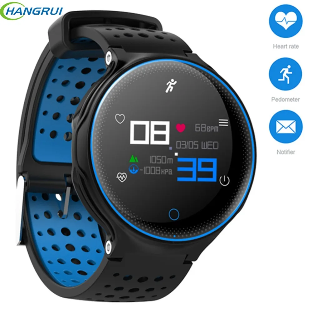 

Hangrui X2 Plus Smart Watch Fitness Tracker Bracelet Smartband Heart Rate Tracker Watchband Touch Screen SmartWatch Miband 3