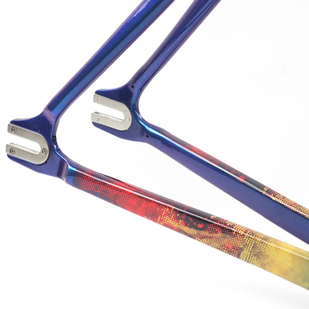 Discount TSUNAMI Chameleon Fixed Gear Frameset Aluminium Frame with Carbon Fork 700c x 50cm 52cm 55cm High Quality Fixie Frameset 2 Discount TSUNAMI Chameleon Fixed Gear Frameset Aluminium Frame with Carbon Fork 700c x 50cm 52cm 55cm High Quality Fixie Frameset 2