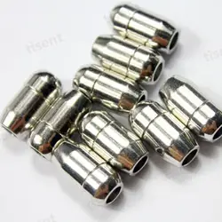 3 комплекта 5 мм Диаметр магнитная застежка, 5 мм застежка с отверстием для DIY браслет Цепочки и ожерелья ювелирные изделия